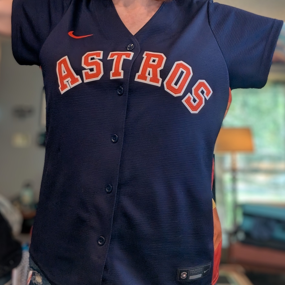 Nike Navy Blue Astros Jersey